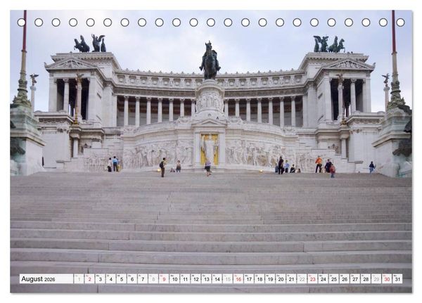 Produktbild: Rom im Blickwinkel (Tischkalender 2026 DIN A5 quer), CALVENDO Monatskalender