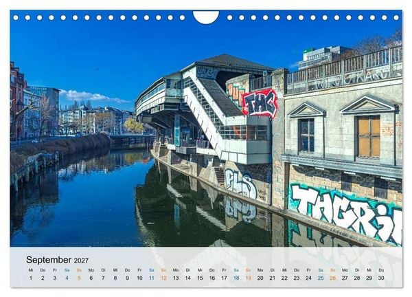 Produktbild: Berliner Wasserwege &ndash; Die Spree und ihre Kan&auml;le (Wandkalender 2027 DIN A4 quer), CALVENDO Monatskalender