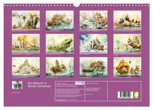 Produktbild: Ein Besuch in fernen Universen (Wandkalender 2026 DIN A3 quer), CALVENDO Monatskalender