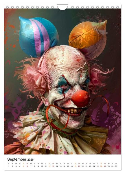 Produktbild: Der Clown (Wandkalender 2026 DIN A4 hoch), CALVENDO Monatskalender