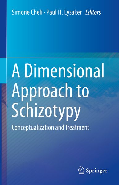 Produktbild: A Dimensional Approach to Schizotypy