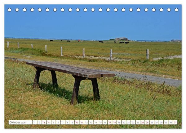 Produktbild: Sommertage auf Langeness (Tischkalender 2026 DIN A5 quer), CALVENDO Monatskalender