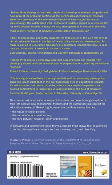 Produktbild: Philosophy of Educational Research