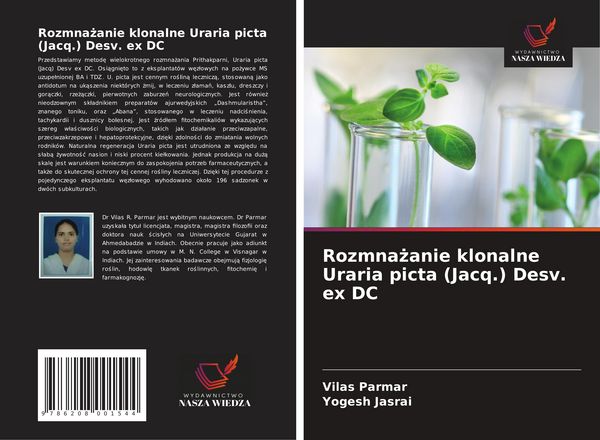 Produktbild: Rozmna&iquest;anie klonalne Uraria picta (Jacq.) Desv. ex DC