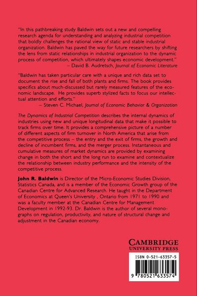 Produktbild: The Dynamics of Industrial Competition