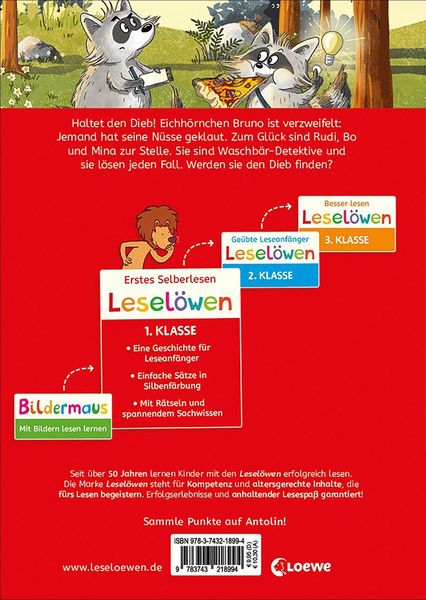 Produktbild: Lesel&ouml;wen 1. Klasse - Drei Waschb&auml;ren f&uuml;r alle F&auml;lle