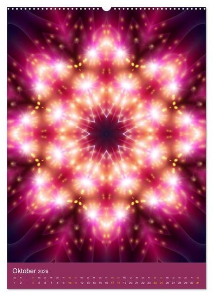 Produktbild: Lichtvolle Mandalas (Wandkalender 2026 DIN A2 hoch), CALVENDO Monatskalender