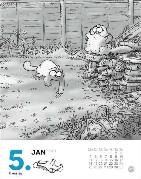 Produktbild: Simons Katze Tagesabrei&szlig;kalender 2027