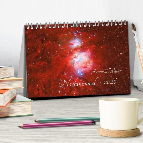 Produktbild: Nachthimmel (Tischkalender 2026 DIN A5 quer), CALVENDO Monatskalender