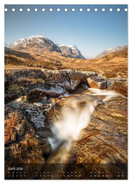 Produktbild: Schottland: Highlands und die Isle of Skye (Tischkalender 2026 DIN A5 hoch), CALVENDO Monatskalender