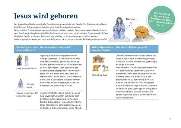 Produktbild: Jesus wird geboren. Erz&auml;hlschienen-Figurenset