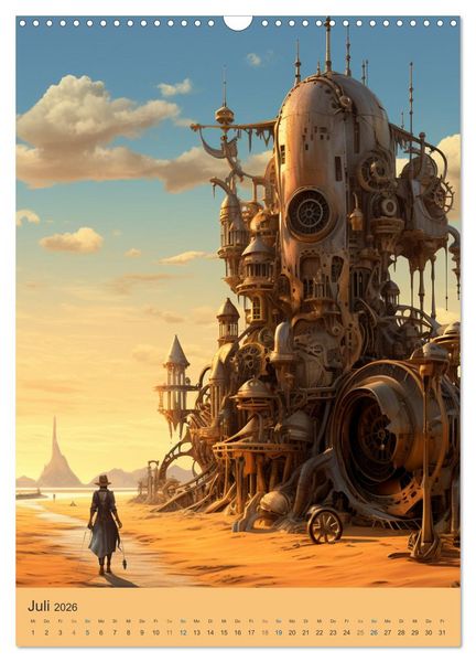 Produktbild: Steampunk-Universum (Wandkalender 2026 DIN A3 hoch), CALVENDO Monatskalender