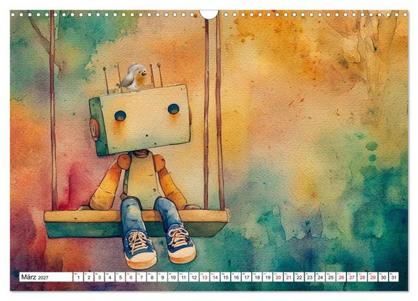 Produktbild: Leevi - Ein Freund zum Tr&auml;umen und Staunen (Wandkalender 2027 DIN A3 quer), CALVENDO Monatskalender