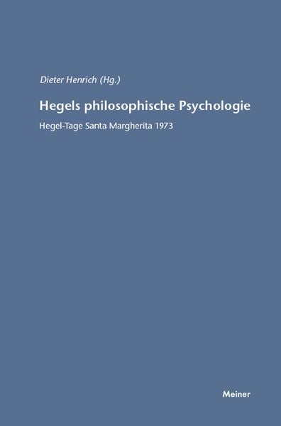 Produktbild: Hegels philosophische Psychologie