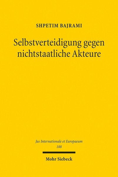 Produktbild: Selbstverteidigung gegen nichtstaatliche Akteure