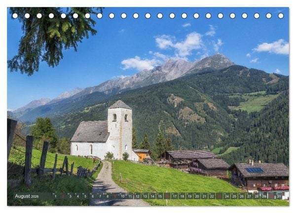 Produktbild: Wundersch&ouml;nes Osttirol (Tischkalender 2026 DIN A5 quer), CALVENDO Monatskalender
