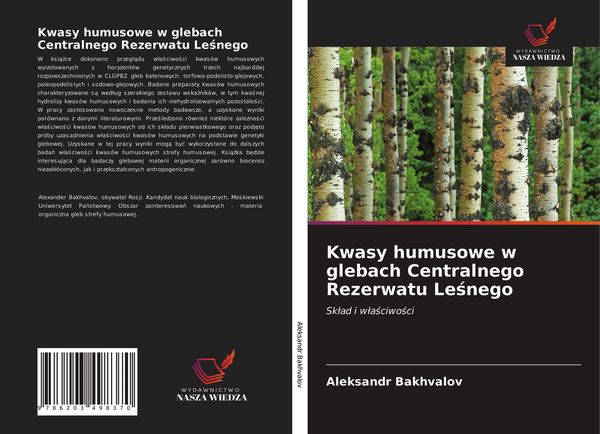 Produktbild: Kwasy humusowe w glebach Centralnego Rezerwatu Le&iquest;nego