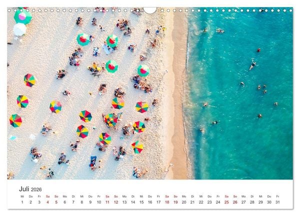 Produktbild: Brasilien - Karnevale, Fu&szlig;ball und Regenw&auml;lder. (Wandkalender 2026 DIN A3 quer), CALVENDO Monatskalender