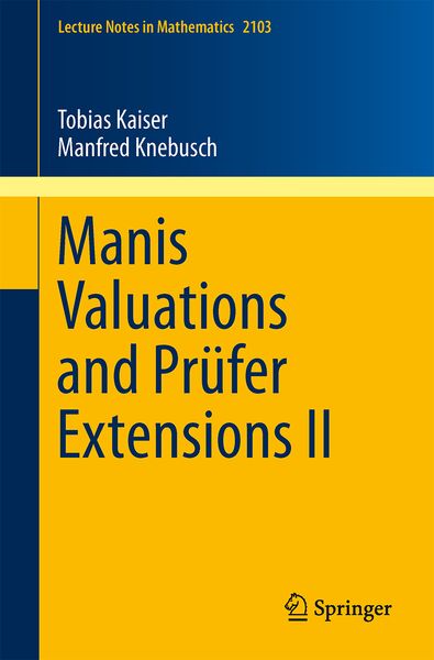 Produktbild: Manis Valuations and Pr&uuml;fer Extensions II
