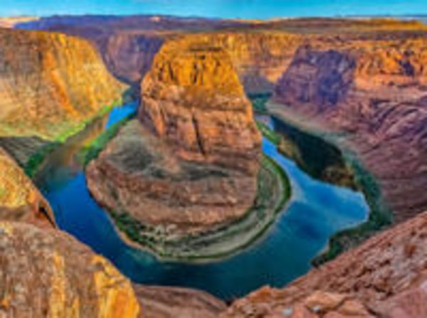 CALVENDO Puzzle Horseshoe Bend, Page 2000 Teile Puzzle quer | 2000 Teile Lege-Größe 90 × 67 cm Foto-Puzzle für glückliche Stunden