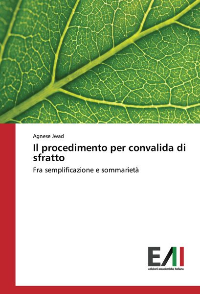 Produktbild: Il procedimento per convalida di sfratto