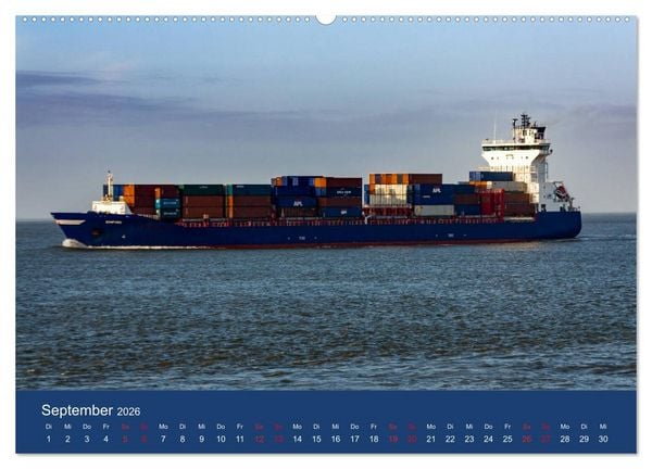 Produktbild: Schiffe - Begegnungen auf Nord- und Ostsee (hochwertiger Premium Wandkalender 2026 DIN A2 quer), Kunstdruck in Hochglanz