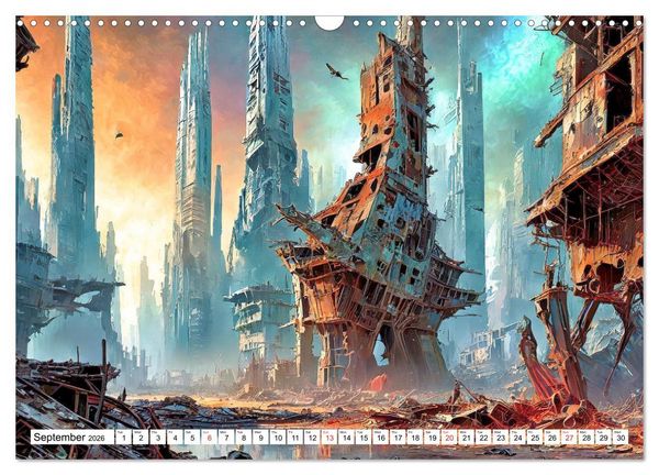 Produktbild: Braun, W: Bizarre Poetry of Doom (Wall Calendar 2026 DIN A3