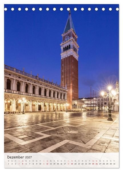 Produktbild: Venedig und Burano, Stadt am Wasser und Insel der bunten H&auml;user (Tischkalender 2027 DIN A5 hoch), CALVENDO Monatskalender