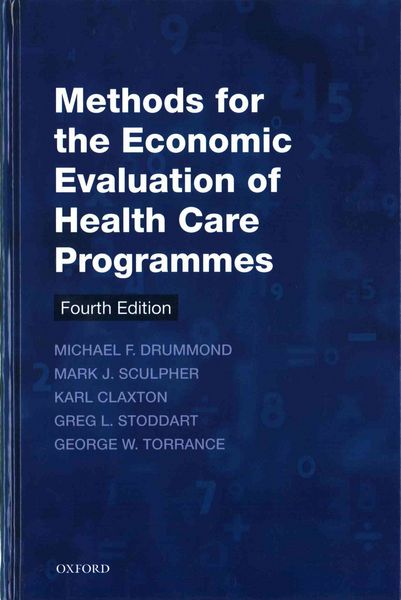 Produktbild: Drummond, M: Methods for the Economic Evaluation of Health C