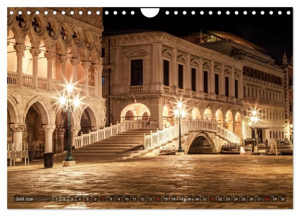 Produktbild: Leuchtendes Venedig (Wandkalender 2026 DIN A4 quer), CALVENDO Monatskalender