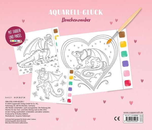 Produktbild: Aquarell-Gl&uuml;ck Drachenzauber
