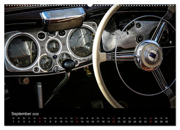 Produktbild: Oldtimer inside (Wandkalender 2026 DIN A2 quer), CALVENDO Monatskalender