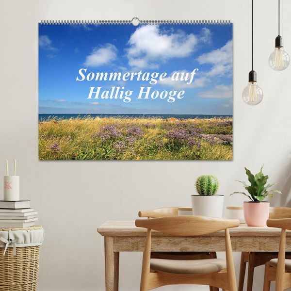 Produktbild: Sommertage auf Hallig Hooge (Wandkalender 2026 DIN A2 quer), CALVENDO Monatskalender