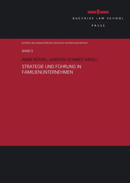 Röthel, A: Strategie und Führung in Familienunternehmen