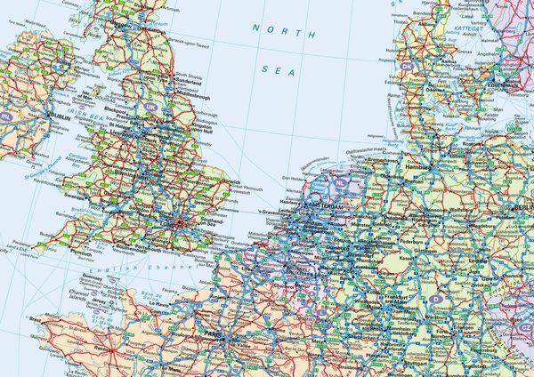 Produktbild: Collins Road Map of Europe