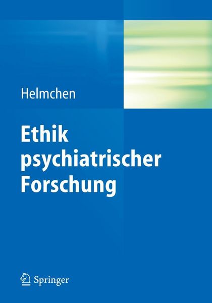 Produktbild: Ethik psychiatrischer Forschung