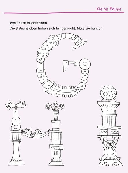 Produktbild: Schlau f&uuml;r die Schule: Mein MEGA dicker Buchstaben-Block