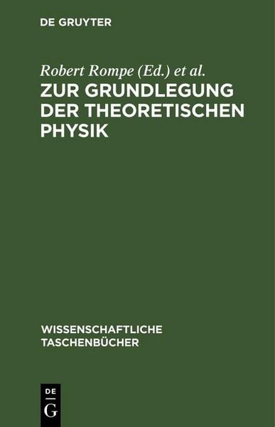 Produktbild: Zur Grundlegung der theoretischen Physik