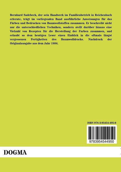 Produktbild: Die englische Zitz - und Cattun - Druckerei