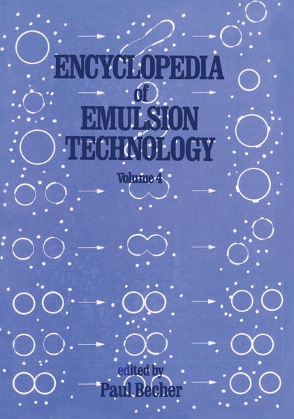 Produktbild: Encyclopedia of Emulsion Technology