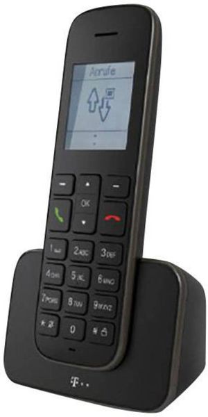 Telekom Sinus A207 DECT/GAP Schnurloses Telefon analog Freisprechen Schwarz