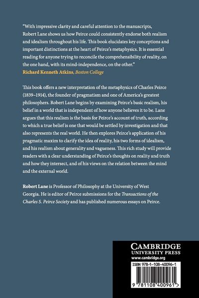 Produktbild: Peirce on Realism and Idealism