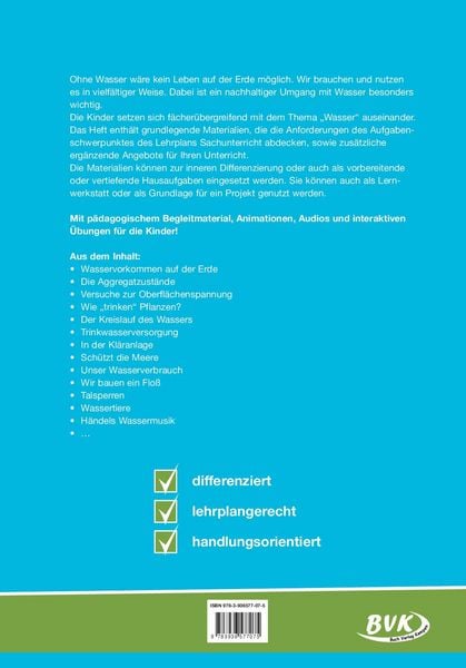 Produktbild: Themenheft Wasser