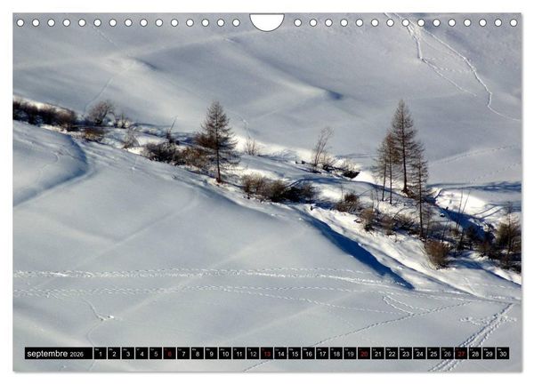 Produktbild: Neige sur les Hautes Alpes (Calendrier mural 2026 DIN A4 vertical), CALVENDO calendrier mensuel