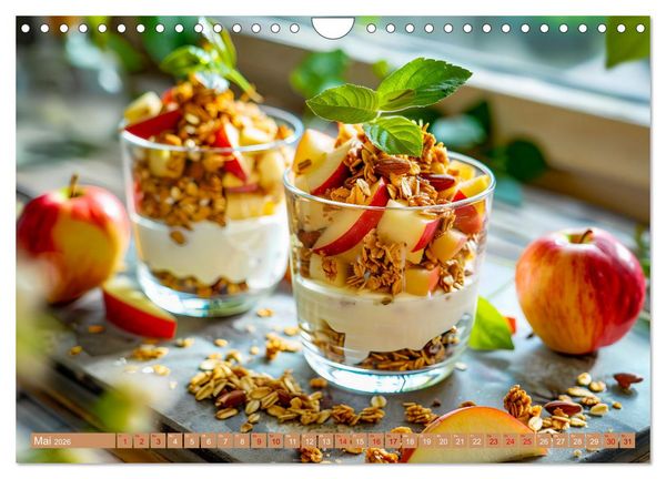 Produktbild: Alles Apfel oder was?! - K&ouml;stliche Apfelgerichte f&uuml;r jede Gelegenheit! (Wandkalender 2026 DIN A4 quer), CALVENDO Monatskalender