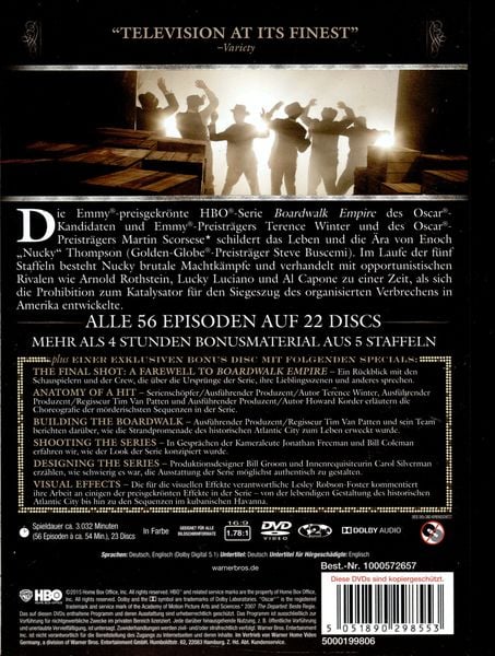 Produktbild: Boardwalk Empire: Die komplette Serie [23 DVDs]