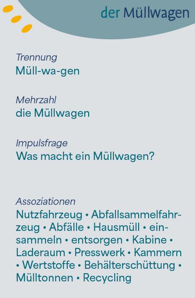 Produktbild: Wortschatzk&auml;rtchen: Stra&szlig;enverkehr