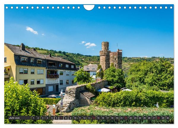 Produktbild: Oberwesel - Stadt der T&uuml;rme (Wandkalender 2026 DIN A4 quer), CALVENDO Monatskalender