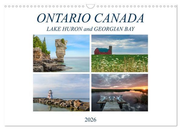 Produktbild: Ontario Canada, Lake Huron and Georgian Bay (Wall Calendar 2026 DIN A3 landscape), CALVENDO 12 Month Wall Calendar