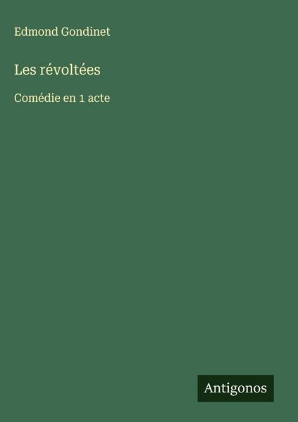 Produktbild: Les r&eacute;volt&eacute;es